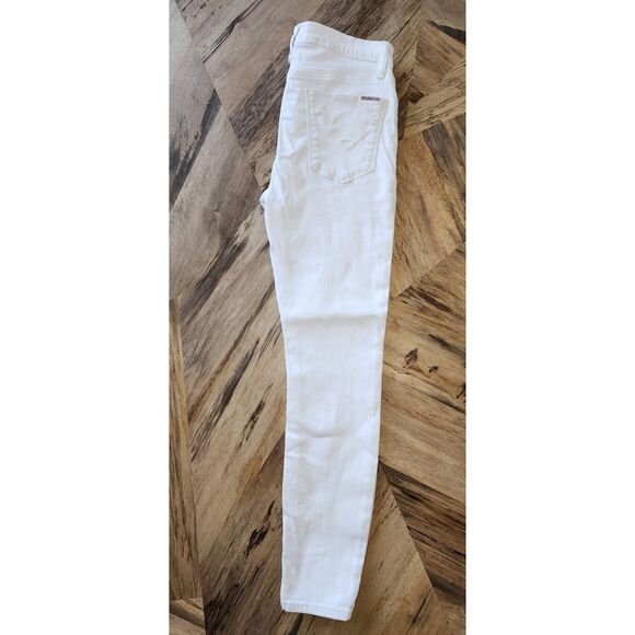 Hudson Women's White Skinny Jeans Sz 27 - Picture 6 of 11